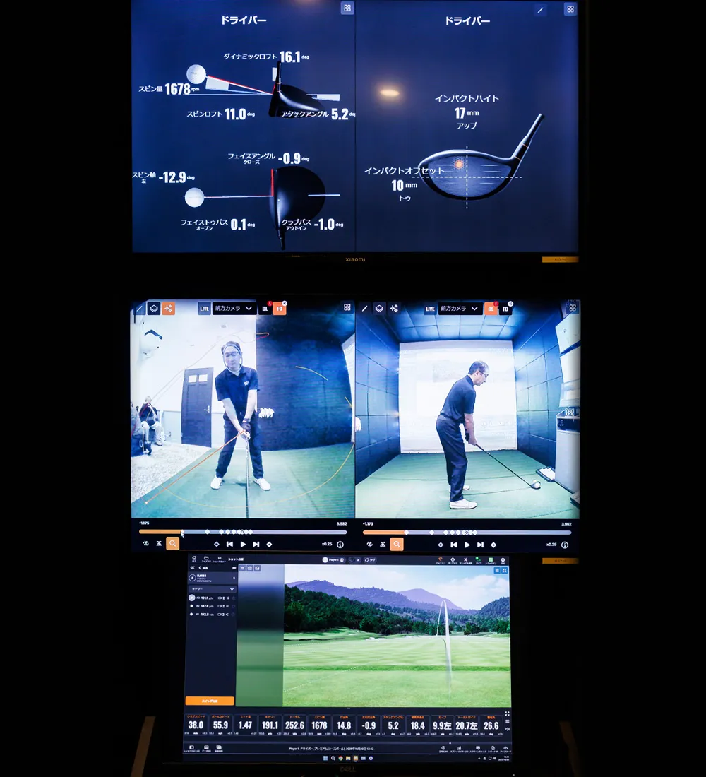世界最高峰のテクノロジーが、
あなたのゴルフを変える